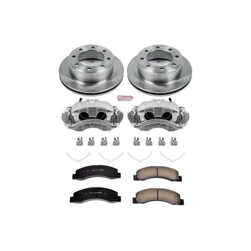 Power Stop KCOE1889 Autospecialty 1-Click Daily Driver Rear Brake Kit for 1999-2000 Ford F-350 Super Duty product image