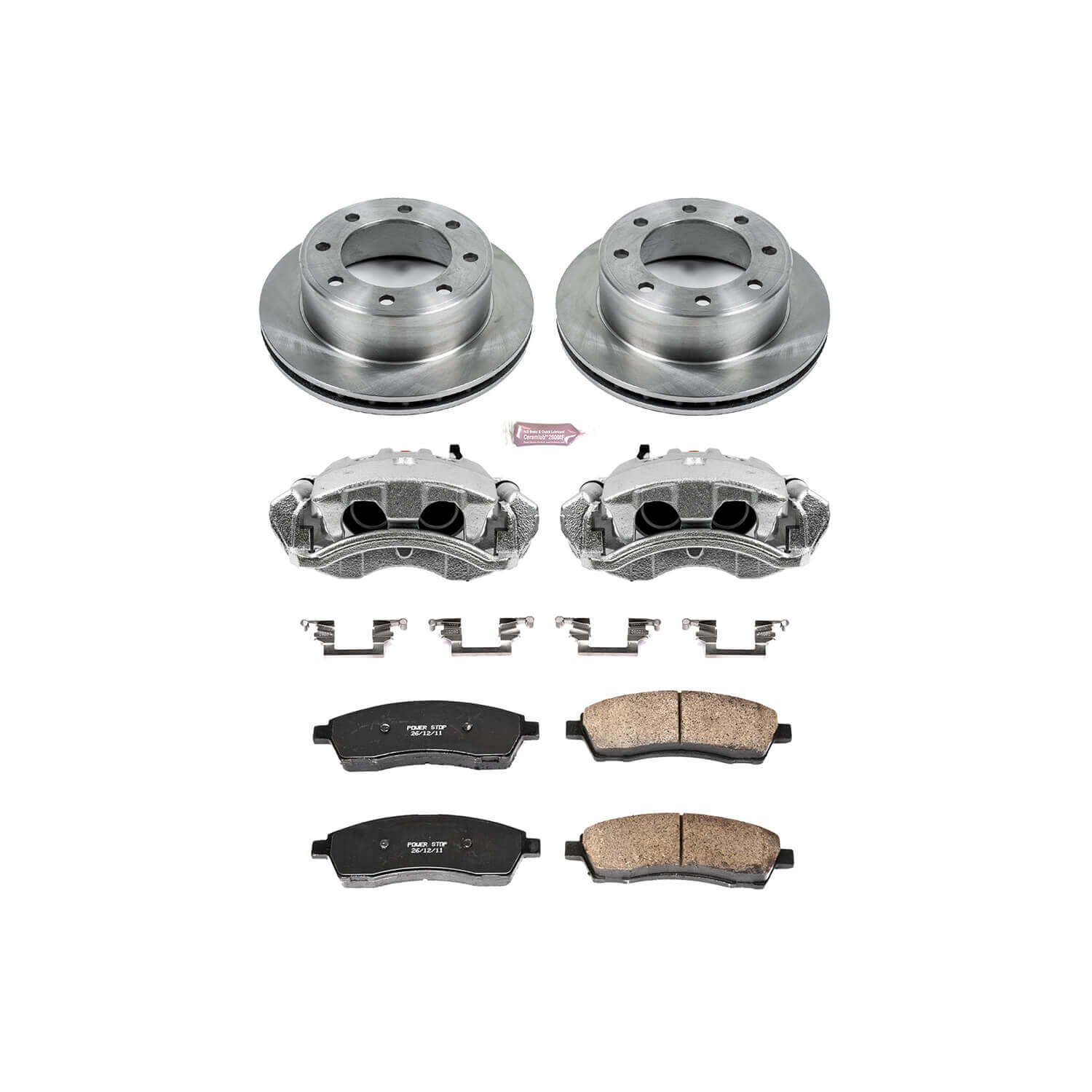 Power Stop KCOE1890 Autospecialty 1-Click Daily Driver Rear Brake Kit for 2000 Ford Excursion product image