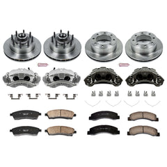 Power Stop KCOE1892A Autospecialty 1-Click Daily Driver Front And Rear Brake Kit for 2000-2001 Ford F-250 Super Duty Rear Wheel Drive 2-WHEEL ABS product image