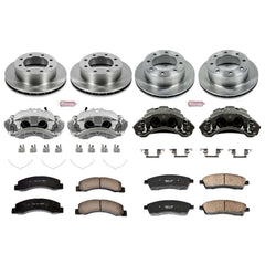 Power Stop KCOE1906 Autospecialty 1-Click Daily Driver Front And Rear Brake Kit for 2000 Ford Excursion 4 Wheel Drive product image