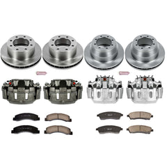Power Stop KCOE1907 Autospecialty 1-Click Daily Driver Front And Rear Brake Kit for 1999-2000 Ford F-350 Super Duty 4 Wheel Drive product image
