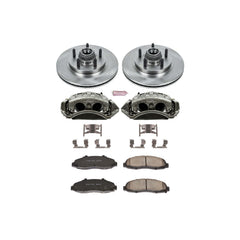 Power Stop KCOE1914 Autospecialty 1-Click Daily Driver Front Brake Kit for 2000 Ford F-150 Base, XL Rear Wheel Drive product image