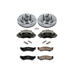 Power Stop KCOE1916 Autospecialty 1-Click Daily Driver Front Brake Kit for 2000-2002 Ford Expedition Rear Wheel Drive product image