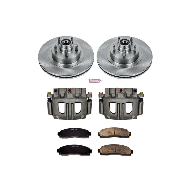 Power Stop KCOE1920A Autospecialty 1-Click Daily Driver Front Brake Kit for 2003-2005 Ford Explorer Sport Trac Rear Wheel Drive product image