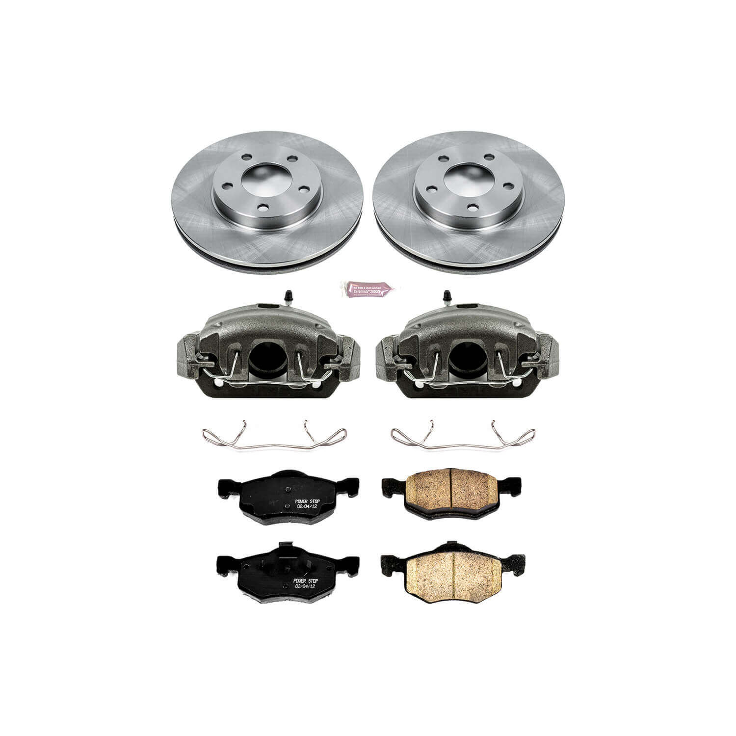 Power Stop KCOE1930 Autospecialty 1-Click Daily Driver Front Brake Kit for 2001-2004 Ford Escape product image