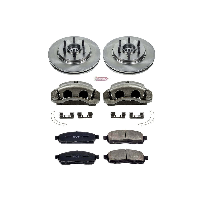 Power Stop KCOE1939A Autospecialty 1-Click Daily Driver Front Brake Kit for 2005-2008 Ford F-150 Rear Wheel Drive product image
