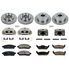 Power Stop KCOE1940 Autospecialty 1-Click Daily Driver Front And Rear Brake Kit for 2004 Ford F-150 Rear Wheel Drive product image