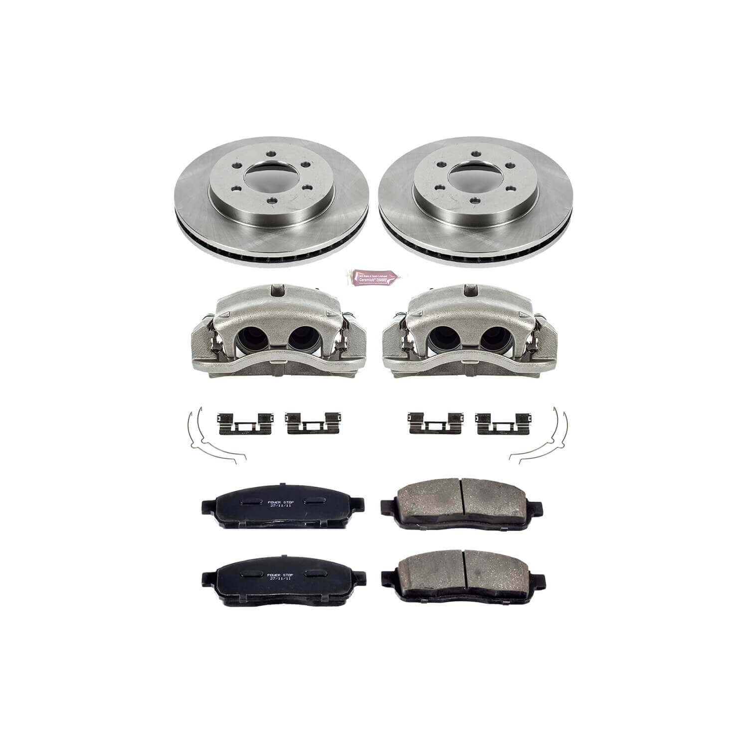 Power Stop KCOE1943 Autospecialty 1-Click Daily Driver Front Brake Kit for 2004 Ford F-150 4 Wheel Drive product image