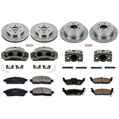 Power Stop KCOE1944A Autospecialty 1-Click Daily Driver Front And Rear Brake Kit for 2005-2007 Ford F-150 4 Wheel Drive product image