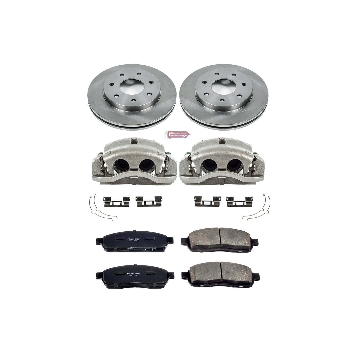 Power Stop KCOE1946 Autospecialty 1-Click Daily Driver Front Brake Kit for 2004 Ford F-150 4 Wheel Drive product image