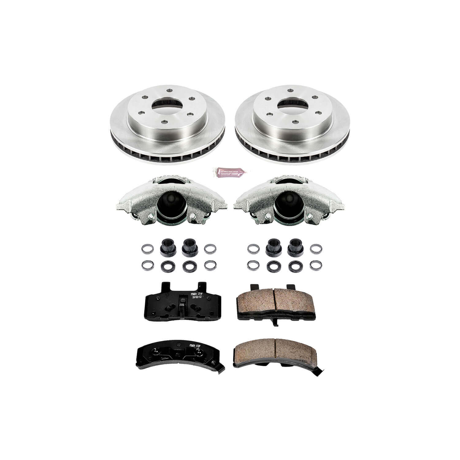 Power Stop KCOE1970 Autospecialty 1-Click Daily Driver Front Brake Kit for 1999-2000 Cadillac Escalade product image
