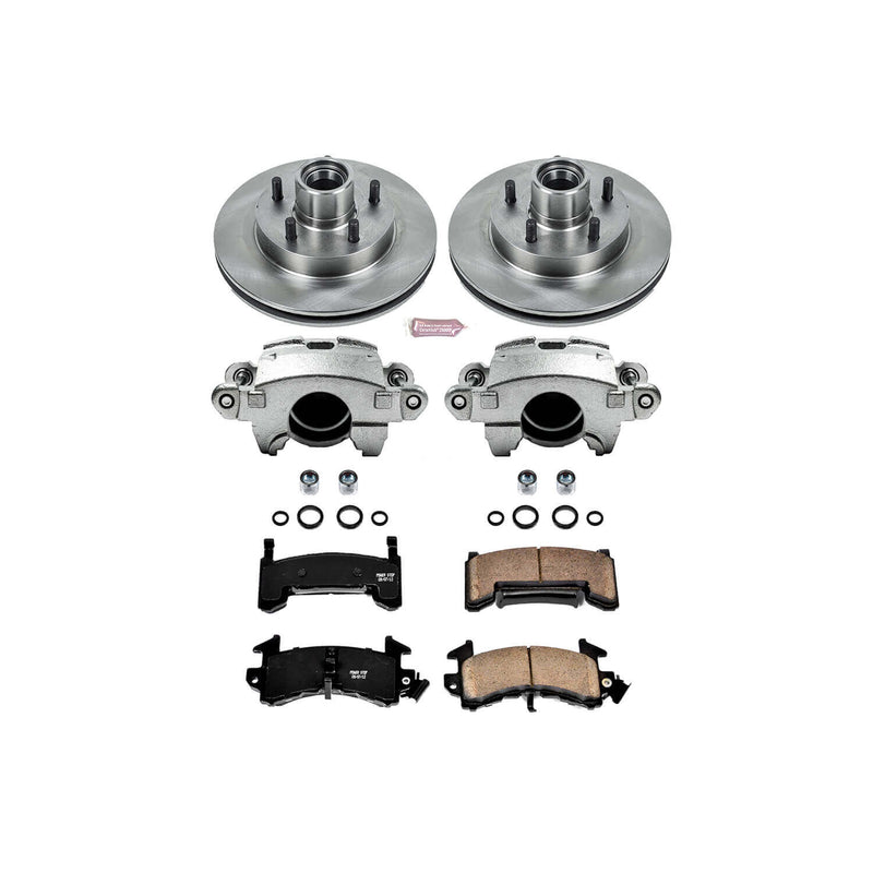 Power Stop KCOE1985 Autospecialty 1-Click Daily Driver Front Brake Kit for 1995-1997 Chevrolet Blazer Rear Wheel Drive product image