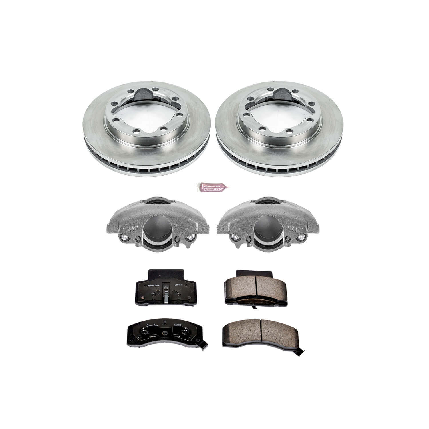 Power Stop KCOE1992 Autospecialty 1-Click Daily Driver Front Brake Kit for 1990-2000 Chevrolet K3500 product image
