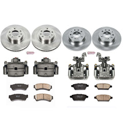 Power Stop KCOE200 Autospecialty 1-Click Daily Driver Front And Rear Brake Kit for 2006-2012 Ford Fusion product image