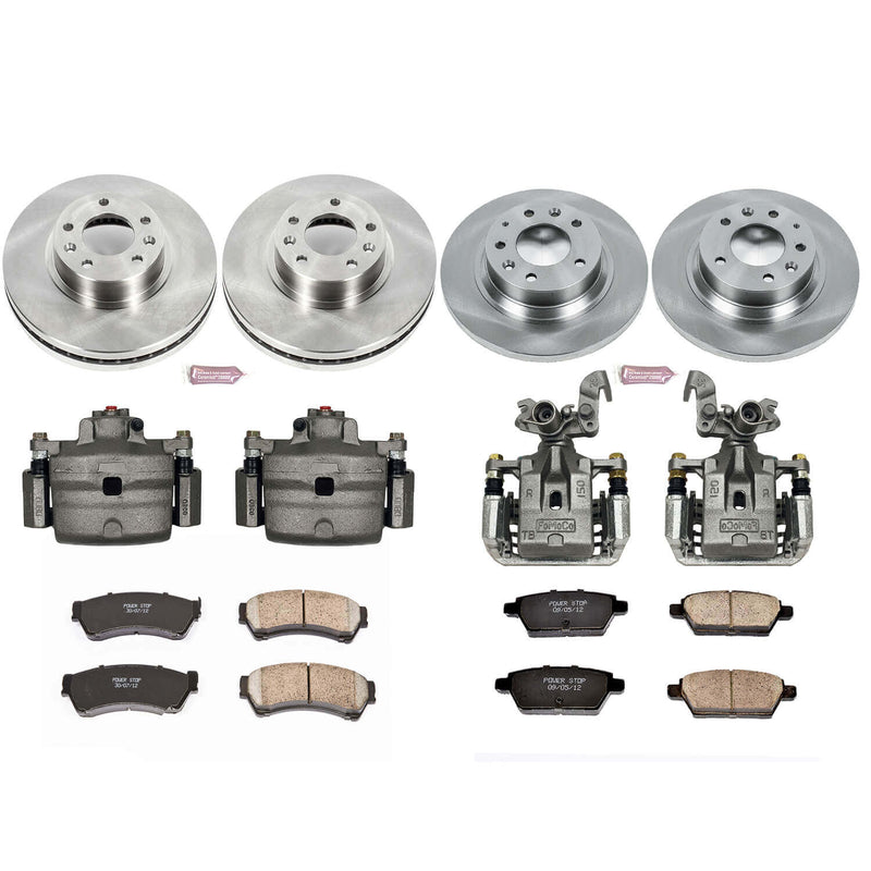 Power Stop KCOE200 Autospecialty 1-Click Daily Driver Front And Rear Brake Kit for 2006-2012 Ford Fusion product image