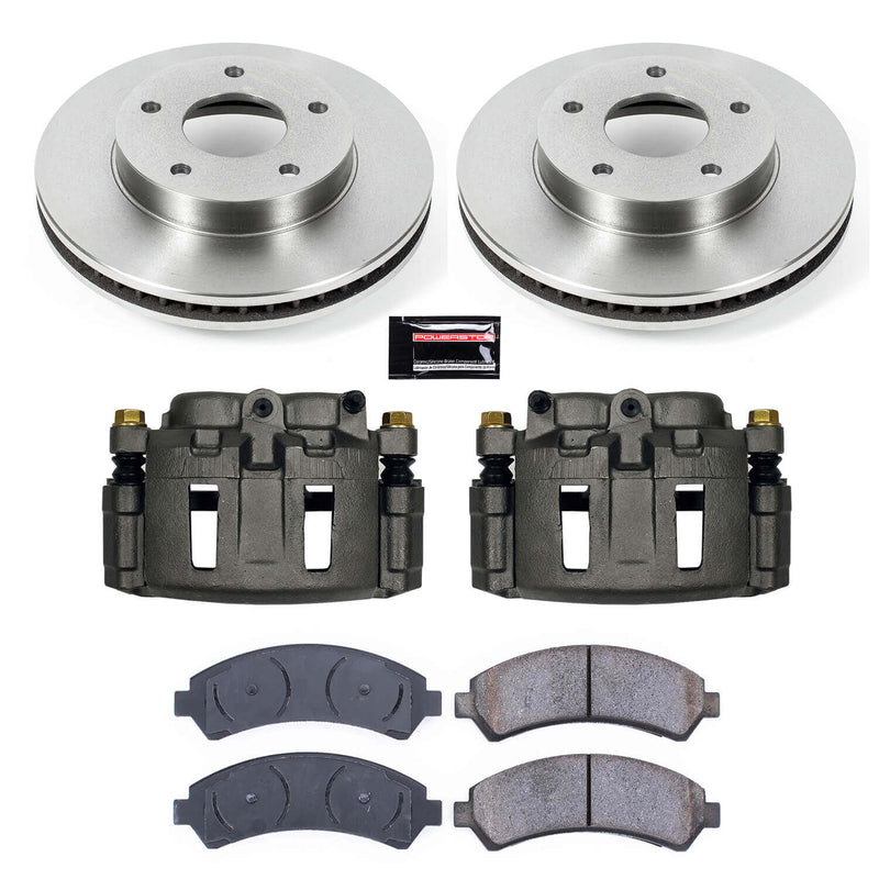 Power Stop KCOE2004 Autospecialty 1-Click Daily Driver Front Brake Kit for 1997 Chevrolet Blazer 4 Wheel Drive, All Wheel Drive Rear Disc product image