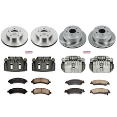 Power Stop KCOE2005 Autospecialty 1-Click Daily Driver Front And Rear Brake Kit for 1997 Chevrolet Blazer 4 Wheel Drive, All Wheel Drive Rear Disc product image