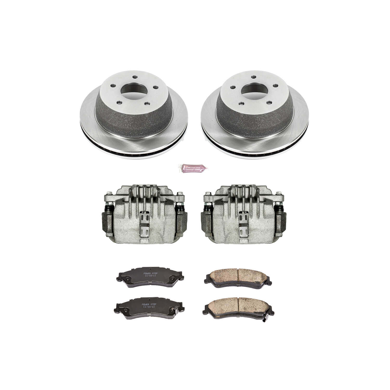 Power Stop KCOE2008 Autospecialty 1-Click Daily Driver Rear Brake Kit for 1998-2005 Chevrolet Blazer Rear Wheel Drive product image