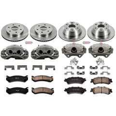 Power Stop KCOE2010B Autospecialty 1-Click Daily Driver Front And Rear Brake Kit for 2003-2006 Chevrolet Silverado 1500 product image