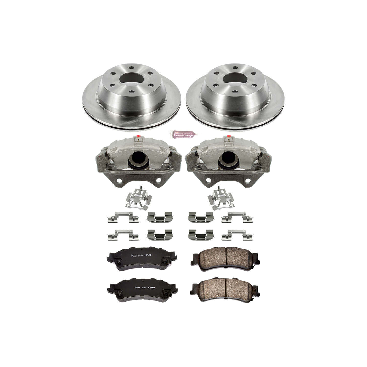 Power Stop KCOE2018A Autospecialty 1-Click Daily Driver Rear Brake Kit for 2003-2006 Chevrolet Silverado 1500 product image