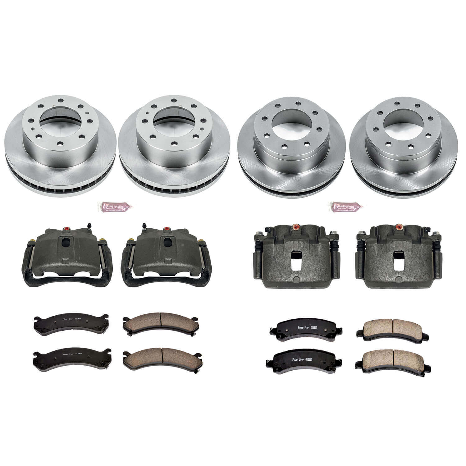 Power Stop KCOE2025 Autospecialty 1-Click Daily Driver Front And Rear Brake Kit for 2003-2020 Chevrolet Express 2500 product image