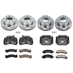 Power Stop KCOE2025 Autospecialty 1-Click Daily Driver Front And Rear Brake Kit for 2003-2020 Chevrolet Express 2500 product image