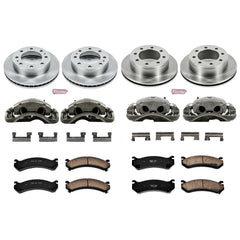 Power Stop KCOE2027 Autospecialty 1-Click Daily Driver Front And Rear Brake Kit for 2002-2006 Chevrolet Avalanche 2500 product image