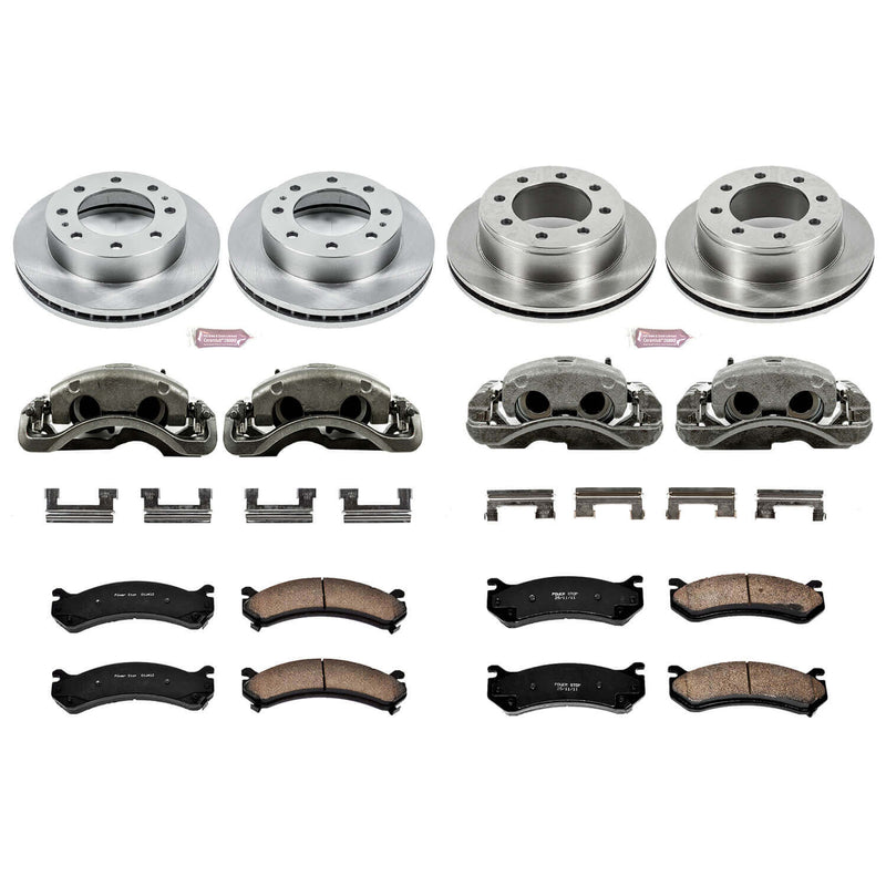 Power Stop KCOE2027 Autospecialty 1-Click Daily Driver Front And Rear Brake Kit for 2002-2006 Chevrolet Avalanche 2500 product image