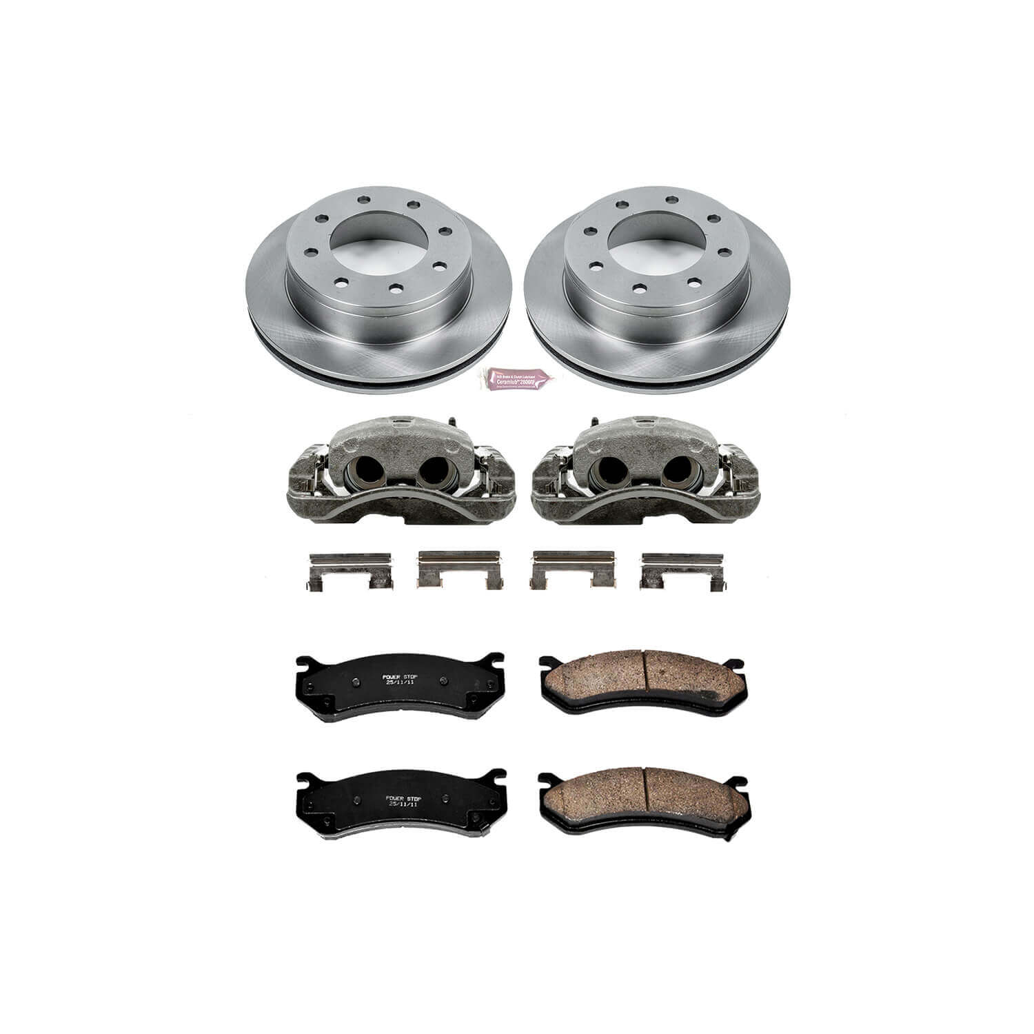 Power Stop KCOE2036A Autospecialty 1-Click Daily Driver Rear Brake Kit for 2001-2003 Chevrolet Silverado 1500 HD product image