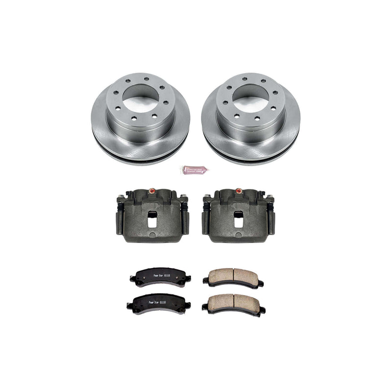 Power Stop KCOE2039 Autospecialty 1-Click Daily Driver Rear Brake Kit for 2003-2020 Chevrolet Express 2500 product image