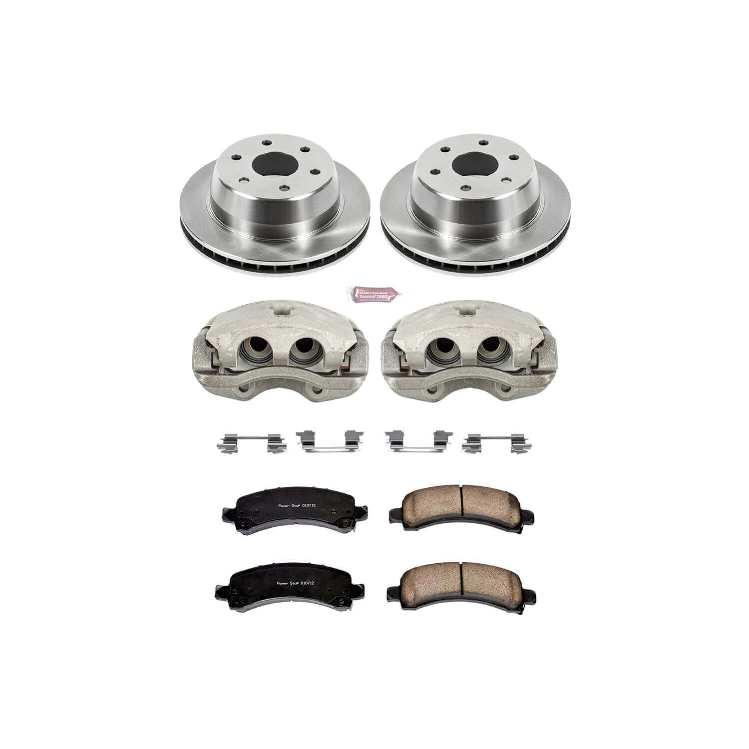 Power Stop KCOE2047 Autospecialty 1-Click Daily Driver Rear Brake Kit for 2003-2006 Cadillac Escalade Rear Wheel Drive product image