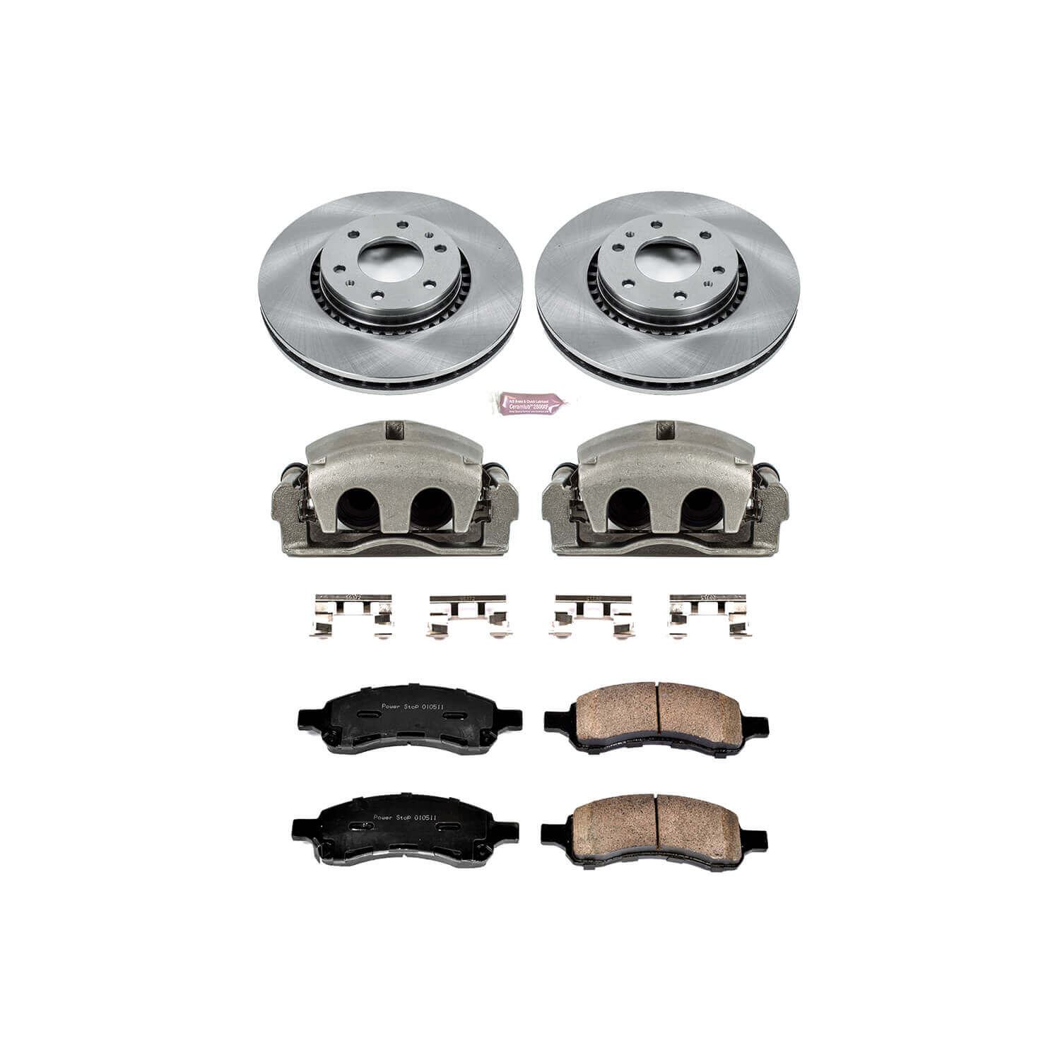 Power Stop KCOE2059 Autospecialty 1-Click Daily Driver Front Brake Kit for 2006-2007 Buick Rainier product image