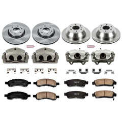 Power Stop KCOE2060 Autospecialty 1-Click Daily Driver Front And Rear Brake Kit for 2006-2007 Buick Rainier product image