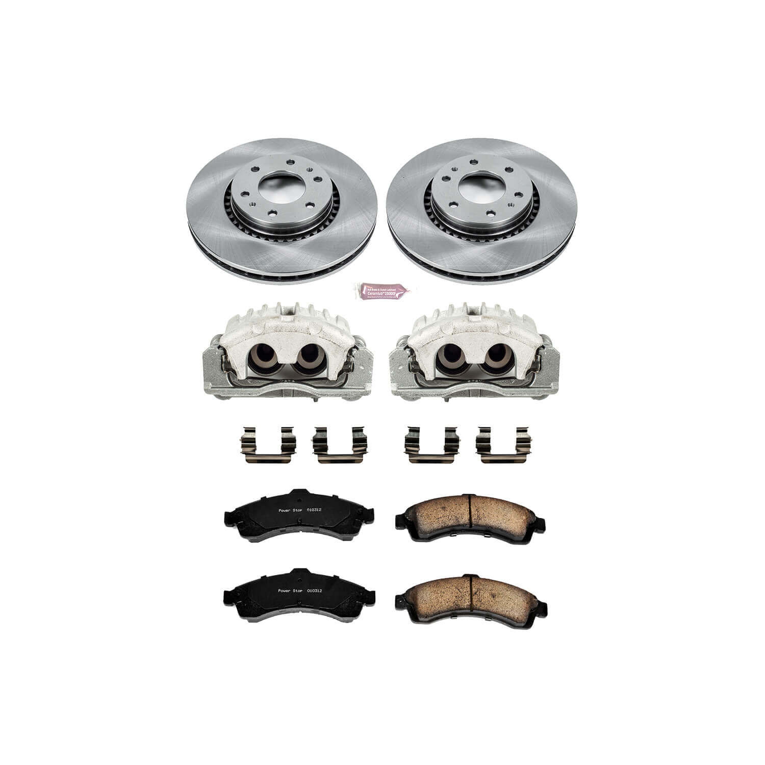 Power Stop KCOE2061 Autospecialty 1-Click Daily Driver Front Brake Kit for 2004-2005 Buick Rainier product image