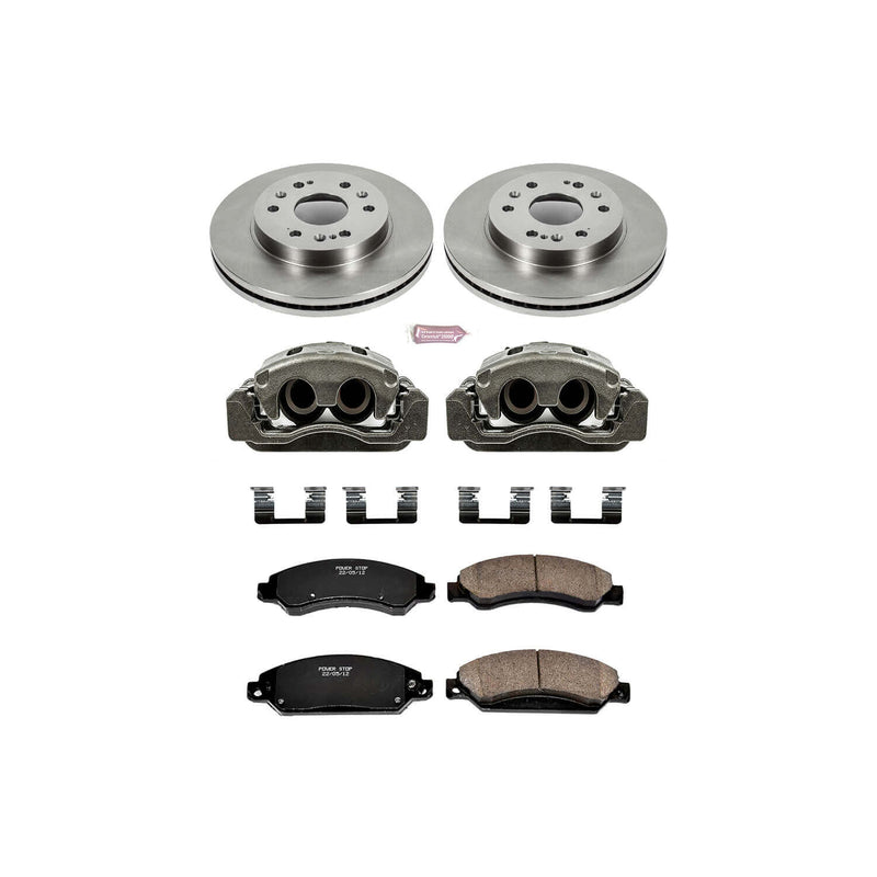 Power Stop KCOE2067 Autospecialty 1-Click Daily Driver Front Brake Kit for 2007-2008 Cadillac Escalade product image