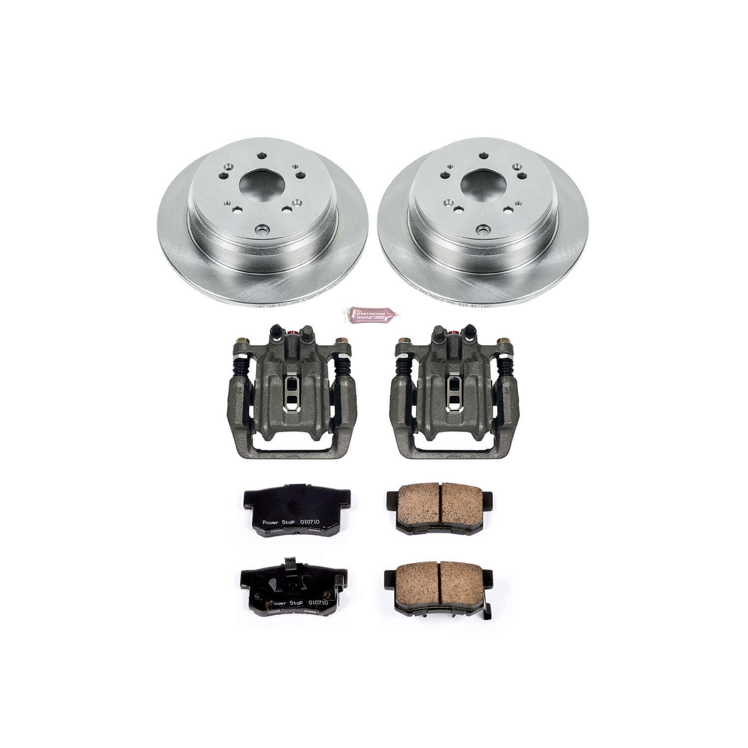 Power Stop KCOE206B Autospecialty 1-Click Daily Driver Rear Brake Kit for 2010-2012 Acura RDX Front Wheel Drive product image