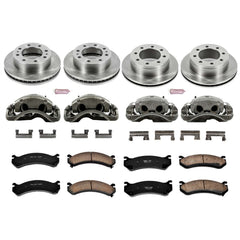 Power Stop KCOE2073 Autospecialty 1-Click Daily Driver Front And Rear Brake Kit for 2002-2004 Chevrolet Avalanche 2500 product image
