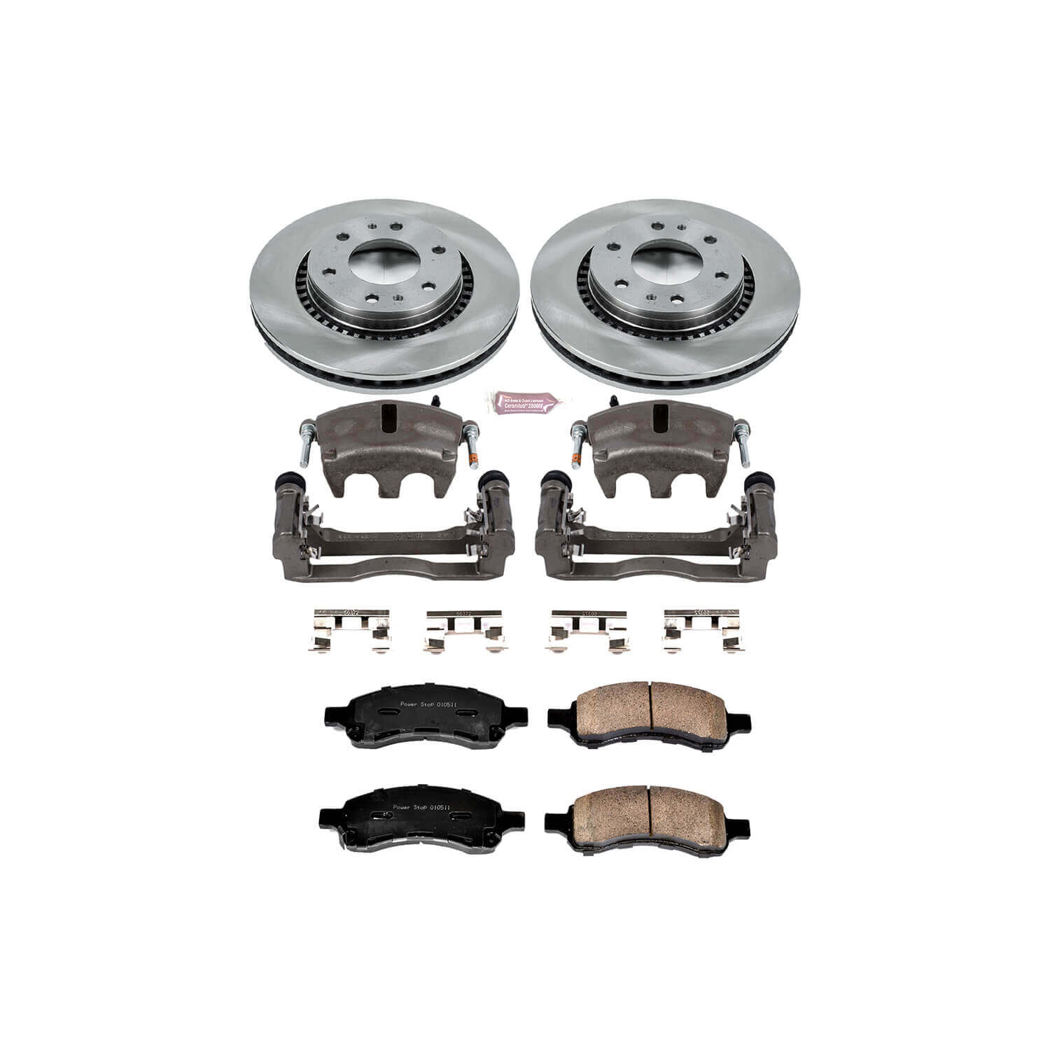Power Stop KCOE2084B Autospecialty 1-Click Daily Driver Front Brake Kit for 2006-2007 Buick Rainier product image