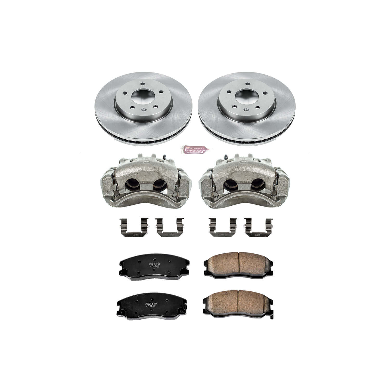 Power Stop KCOE2090 Autospecialty 1-Click Daily Driver Front Brake Kit for 2012-2015 Chevrolet Captiva Sport product image