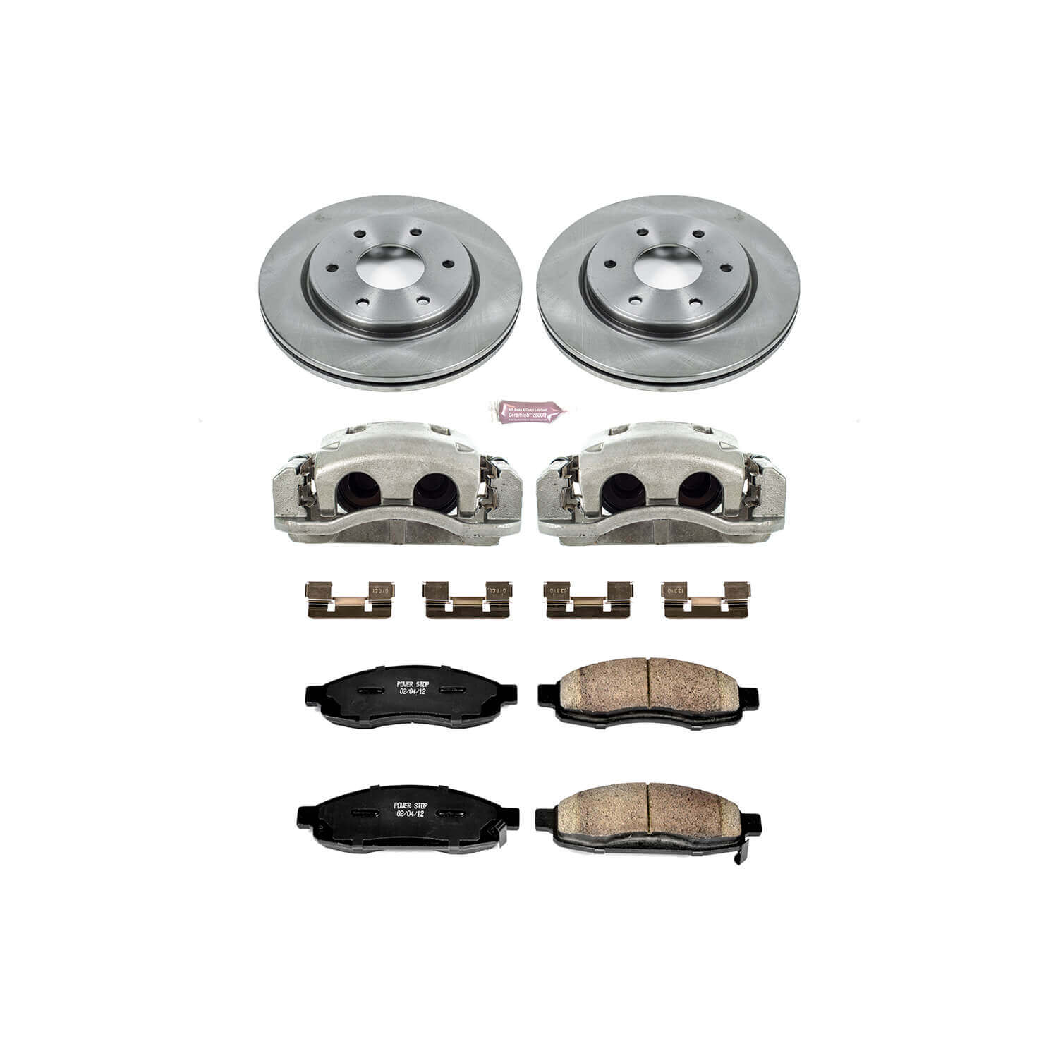 Power Stop KCOE211 Autospecialty 1-Click Daily Driver Front Brake Kit for 2005-2007 Infiniti QX56 product image