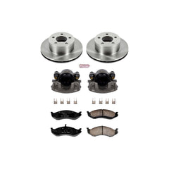 Power Stop KCOE2119 Autospecialty 1-Click Daily Driver Front Brake Kit for 1990 Jeep Cherokee 4 Wheel Drive product image