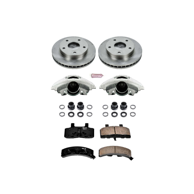 Power Stop KCOE2126 Autospecialty 1-Click Daily Driver Front Brake Kit for 1994-1999 Dodge Ram 1500 4 Wheel Drive product image