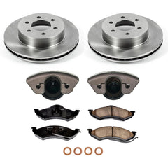 Power Stop KCOE2138 - Front Z17 Evolution Pad And Autospecialty 1-Click OE Replacement Rotor Kit With Calipers vehicle fitment brake part