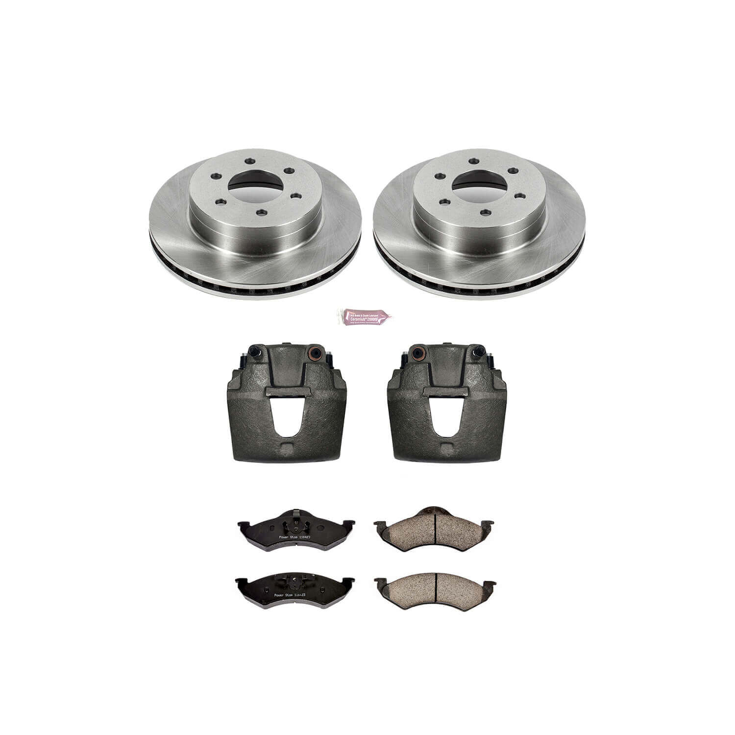 Power Stop KCOE2139 Autospecialty 1-Click Daily Driver Front Brake Kit for 2000-2002 Dodge Dakota product image