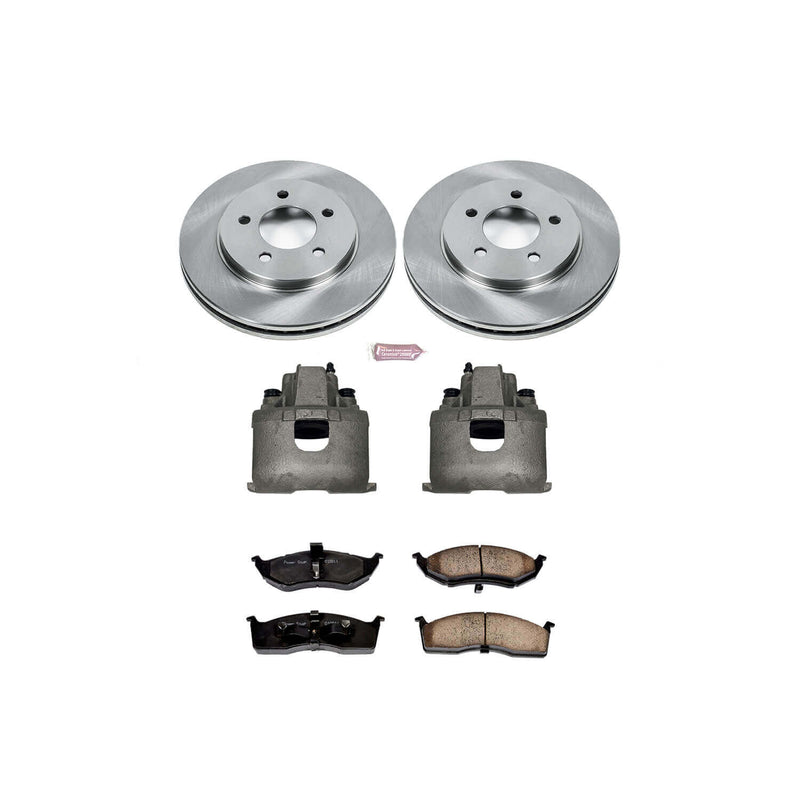 Power Stop KCOE2140 Autospecialty 1-Click Daily Driver Front Brake Kit for 2000 Chrysler Grand Voyager product image