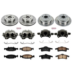 Power Stop KCOE2148 Autospecialty 1-Click Daily Driver Front And Rear Brake Kit for 1999-2002 Jeep Grand Cherokee product image