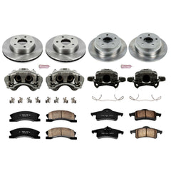 Power Stop KCOE2150 Autospecialty 1-Click Daily Driver Front And Rear Brake Kit for 1999-2004 Jeep Grand Cherokee product image