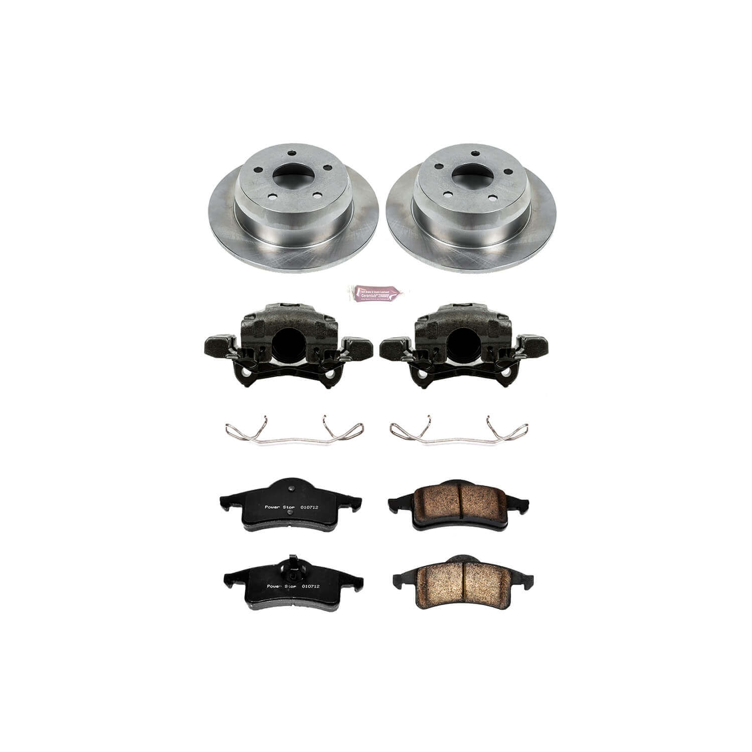Power Stop KCOE2151 Autospecialty 1-Click Daily Driver Rear Brake Kit for 1999-2004 Jeep Grand Cherokee product image