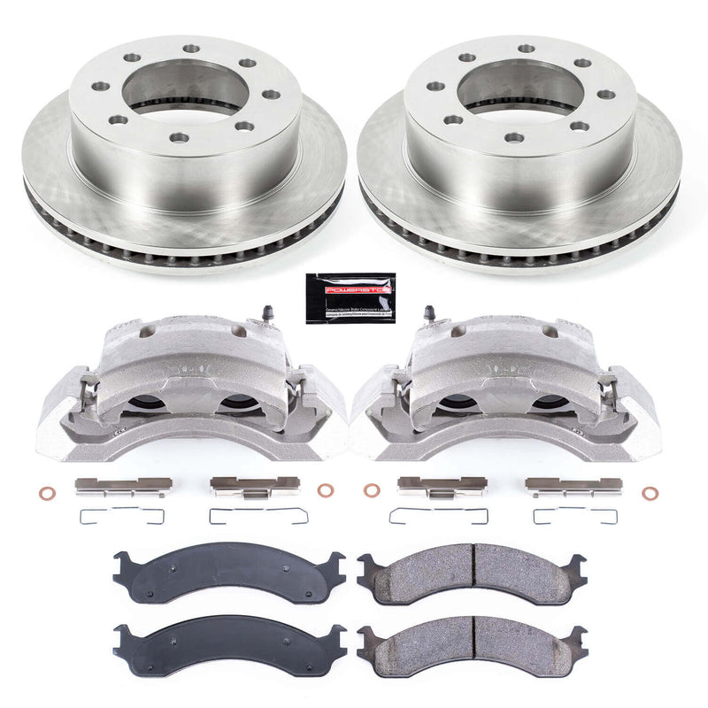 Power Stop KCOE2156 Autospecialty 1-Click OE Replacement Pad And Rotor Kit With Calipers for 2000-2002 Dodge Ram 2500 product image