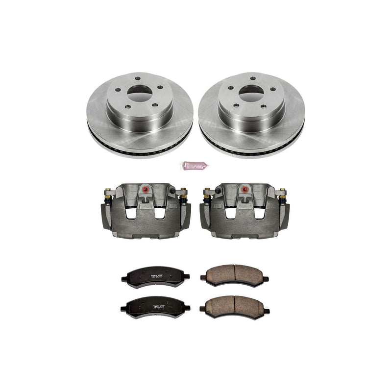 Power Stop KCOE2163A Autospecialty 1-Click Daily Driver Front Brake Kit for 2007-2009 Chrysler Aspen product image